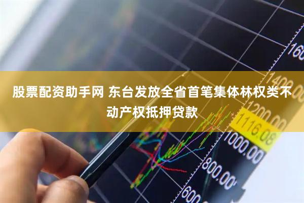 股票配资助手网 东台发放全省首笔集体林权类不动产权抵押贷款